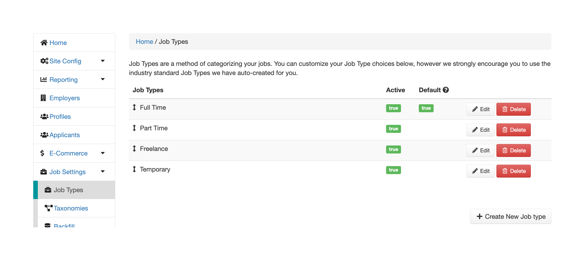 An overview of changing JobBoard.io's default Job Types to be compatible with SourceStack's hours field